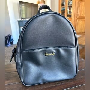Harrods St James Backpack - Black and Gold